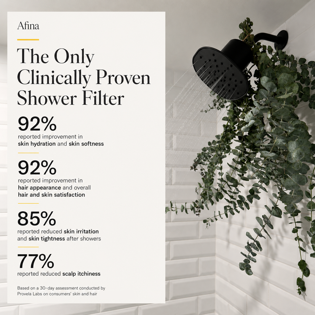 Afina Filtered Shower Head