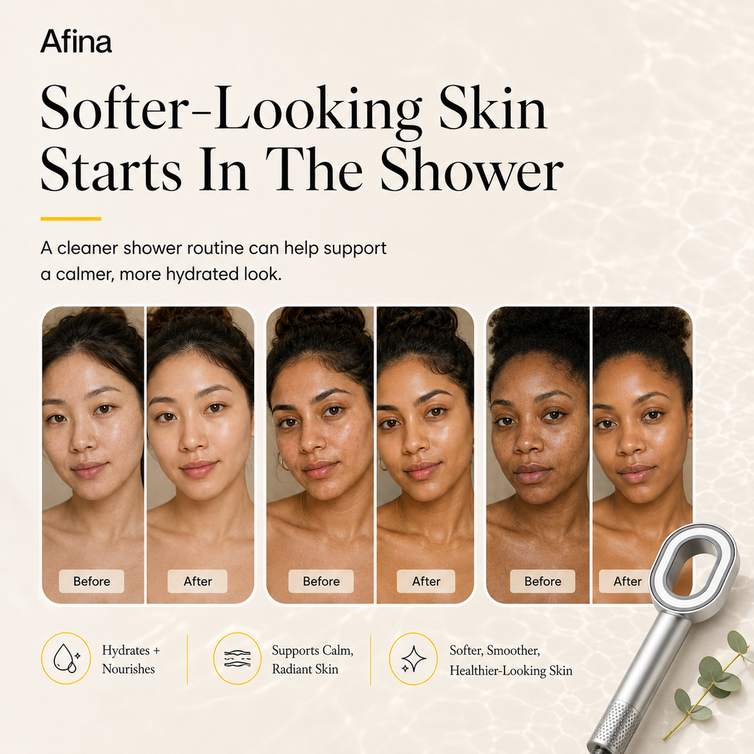 Afina Handheld Filtered Showerhead