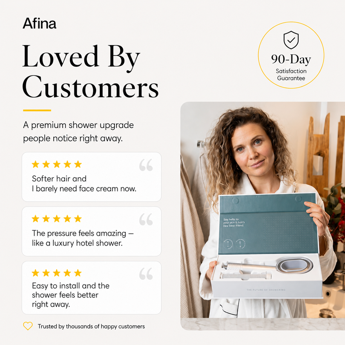 Afina Handheld Filtered Showerhead
