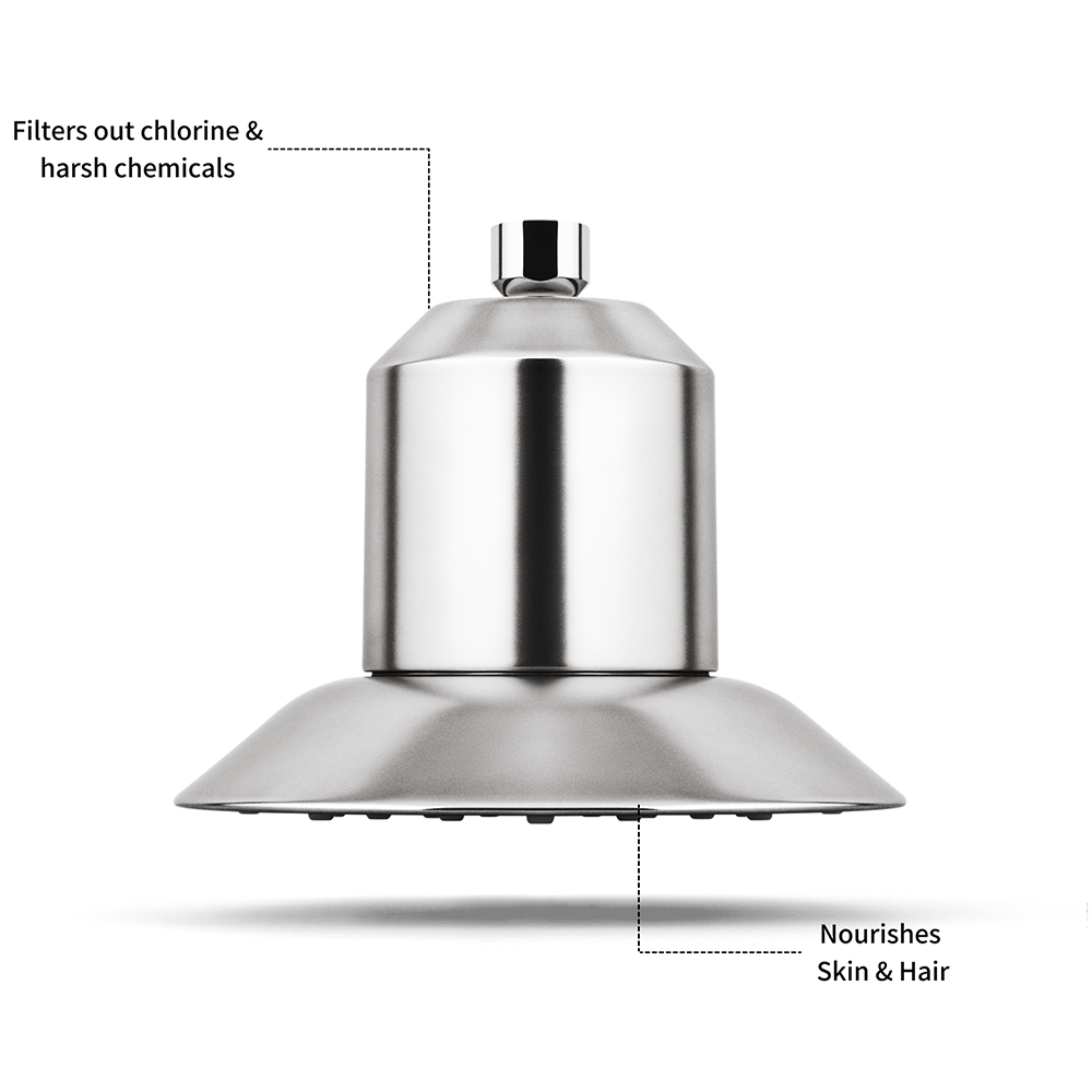 Afina filtered showerhead nickel