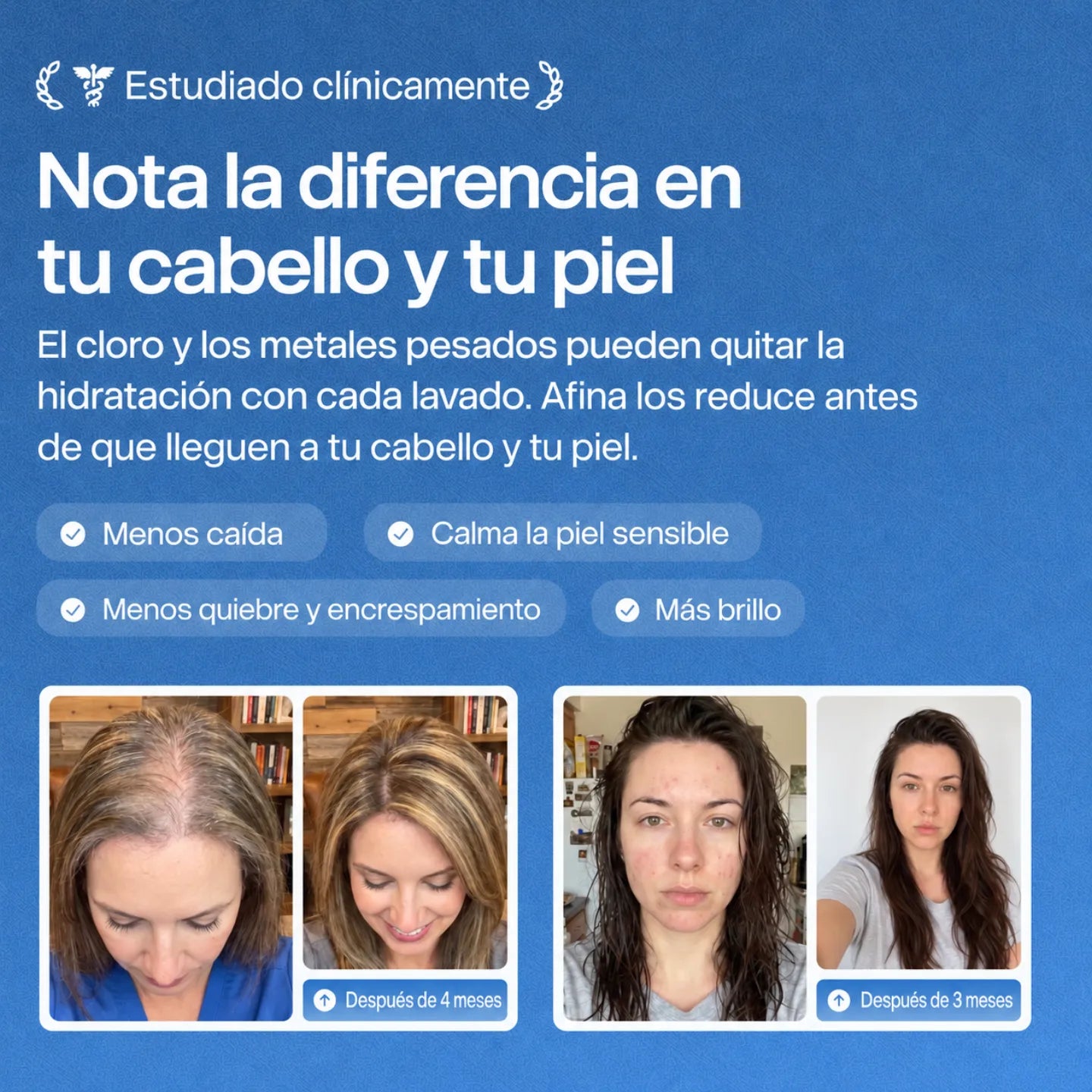 Cabezal de ducha con filtro Afina — image 2