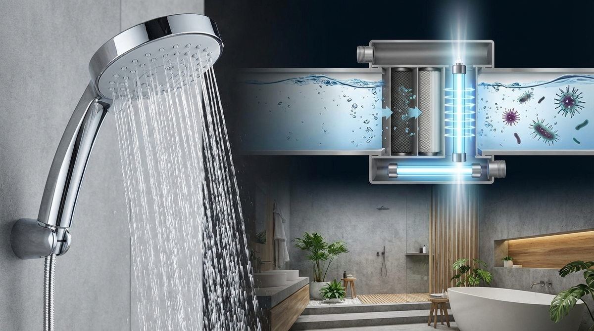 Bacteria in Shower Water: Health Effects & How to Remove It (2026)