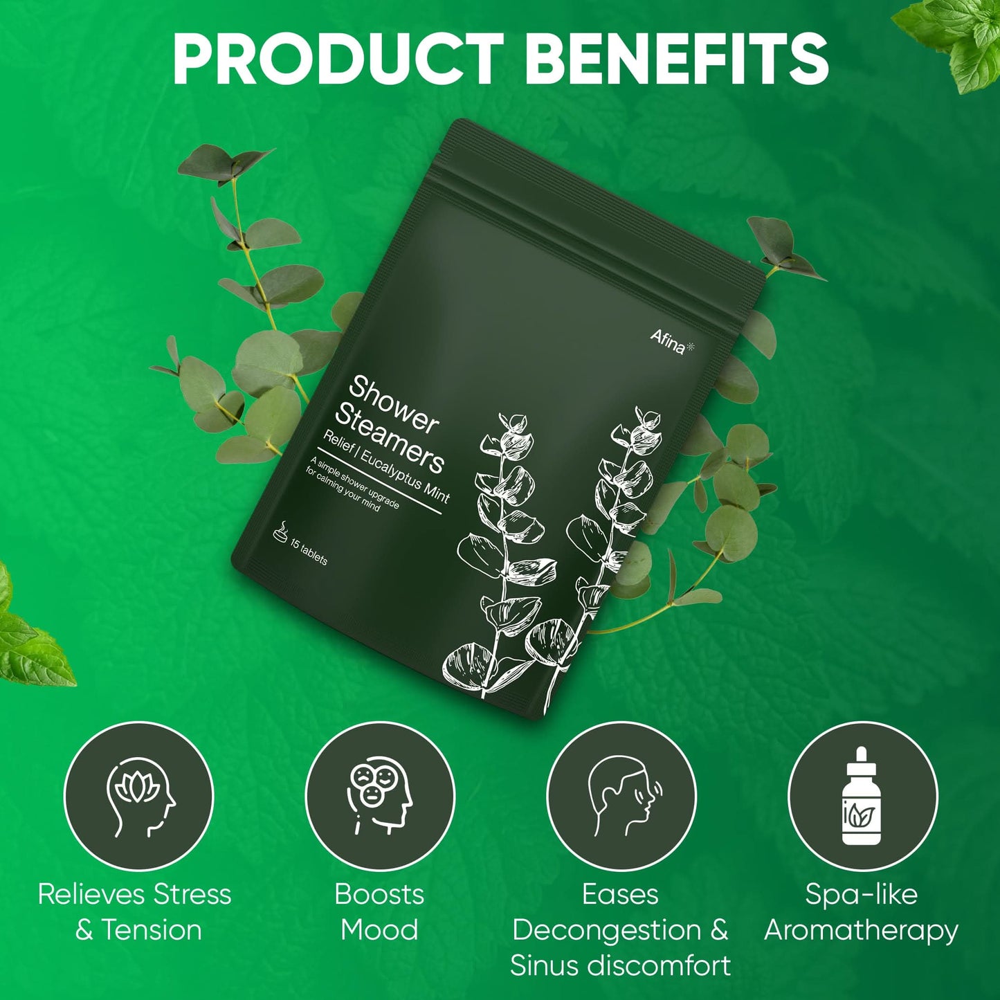 Afina shower steamers benefits