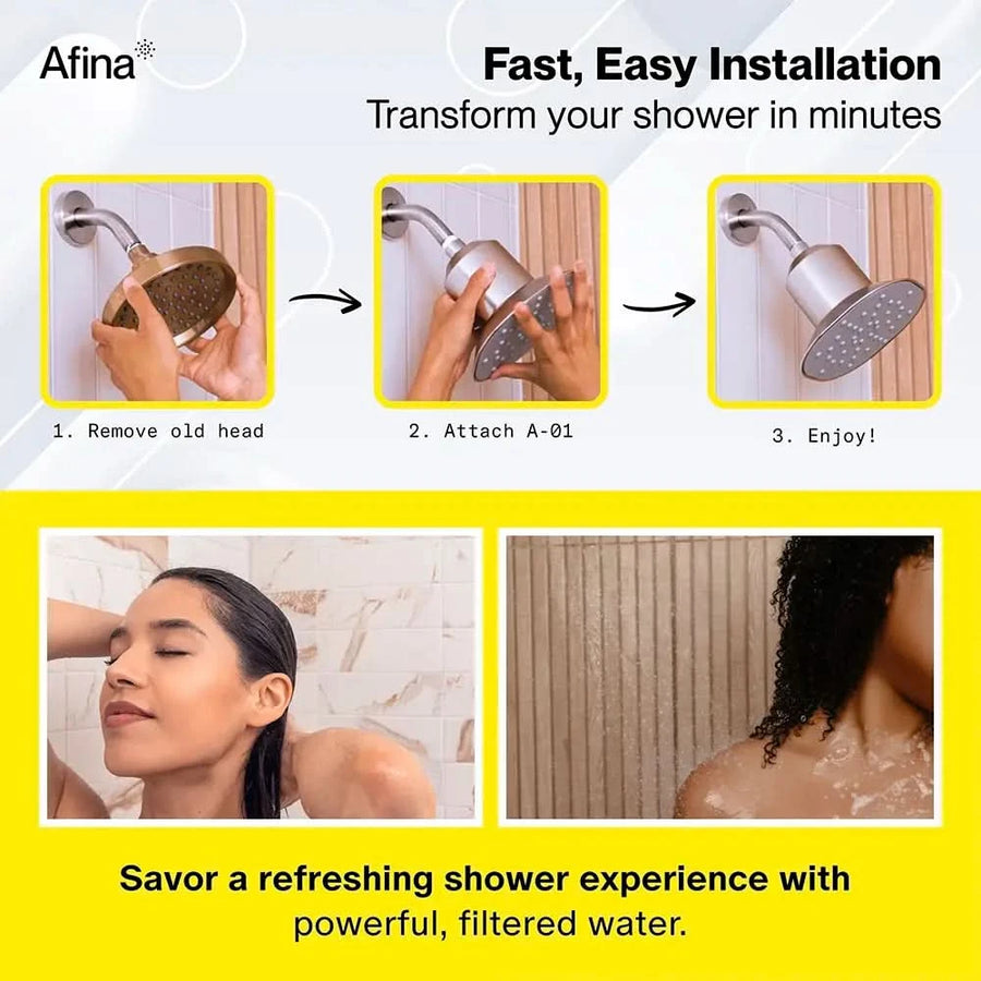 Afina showerhead installation