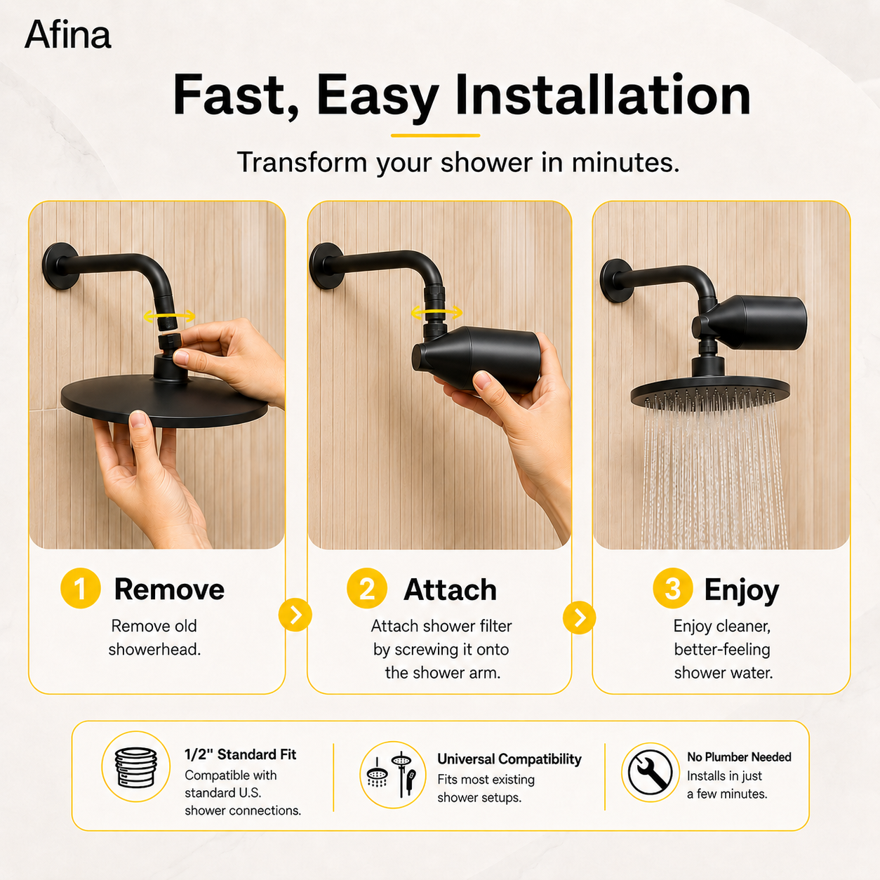 Afina Shower Filter