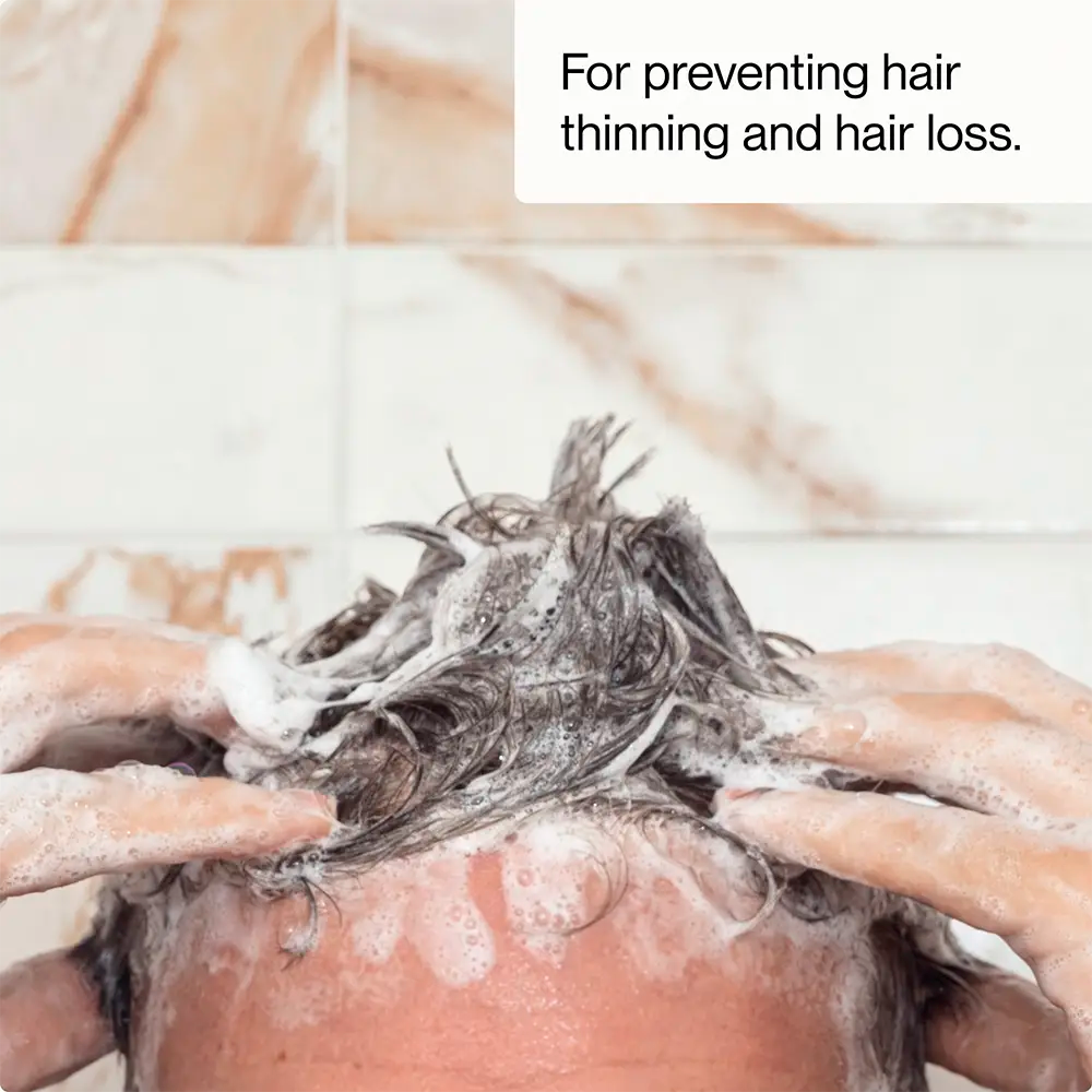 For preventing hair thinning and hair loss