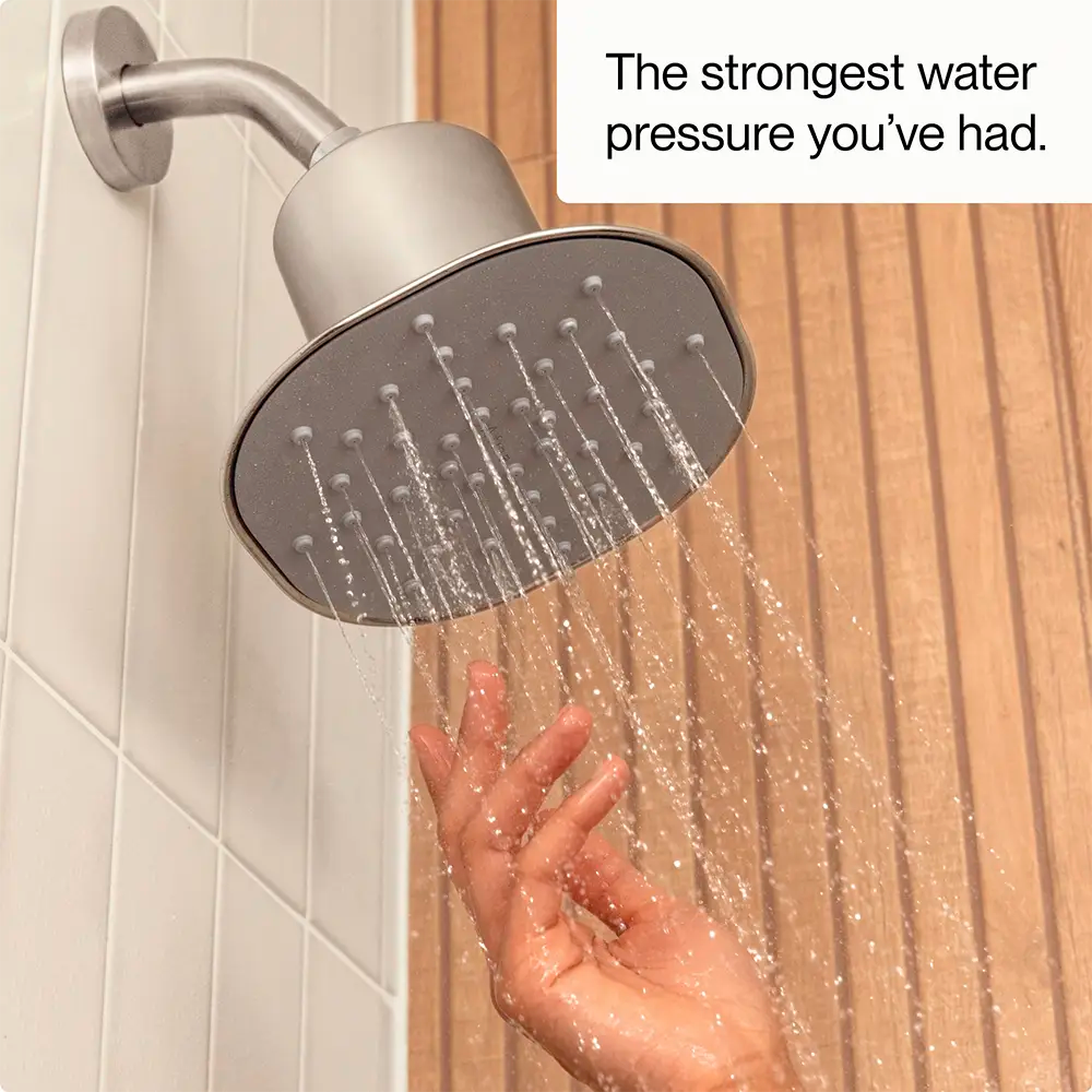Afina showerhead strong water pressure