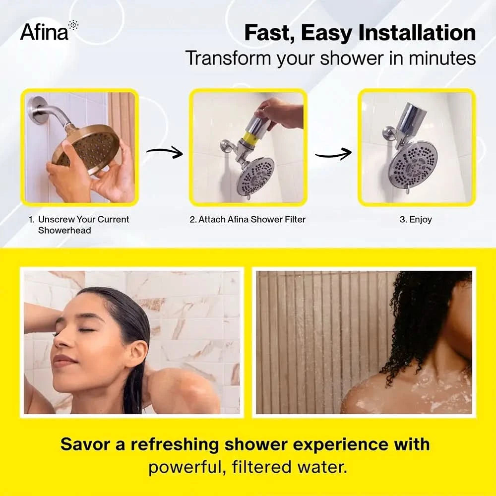BETTFILTER A-01 Shower Filter Replacement Compatible With Afina