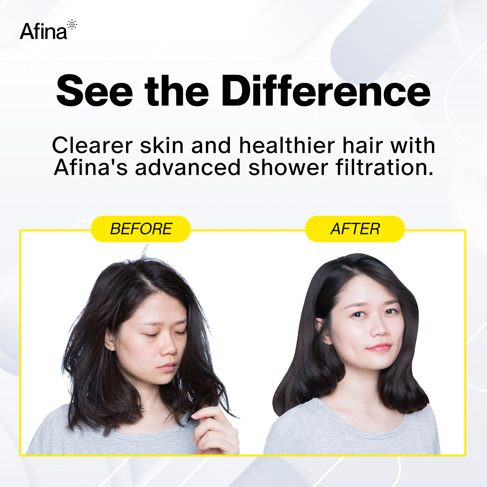 Afina shower head clearer skin