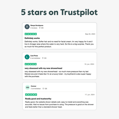 Afina Handbrause mit Filter