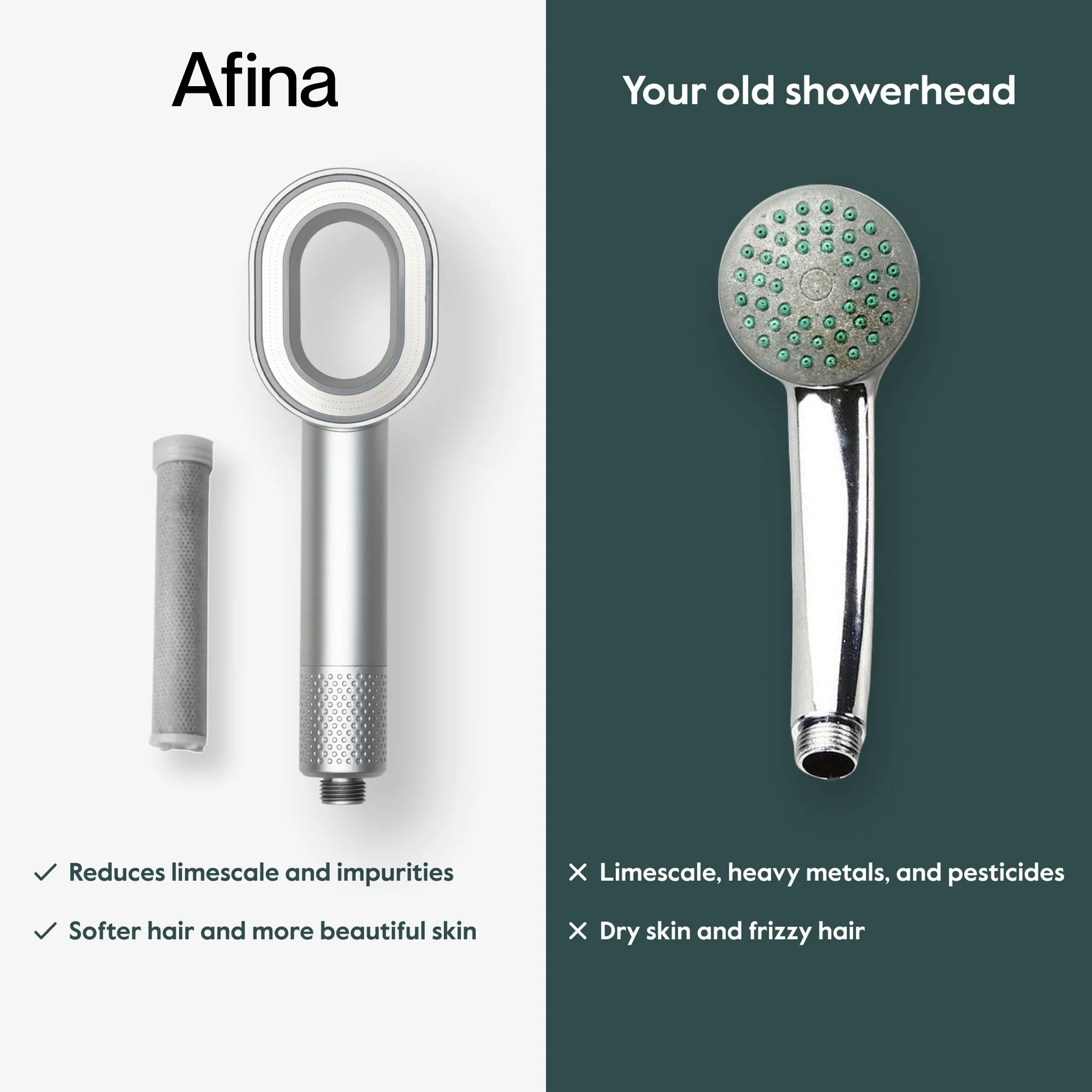 Afina Handheld Filtered Showerhead
