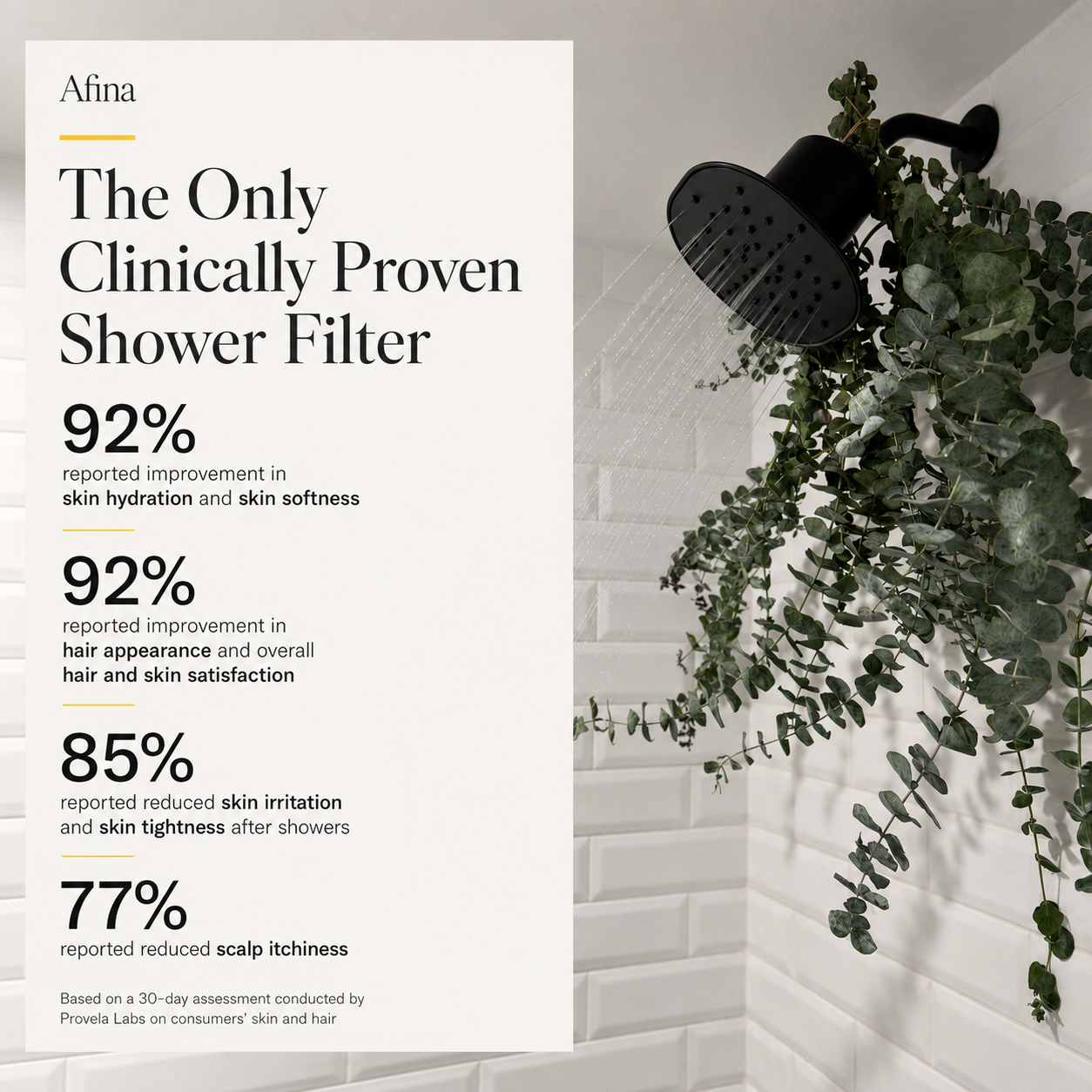 Afina Filtered Shower Head