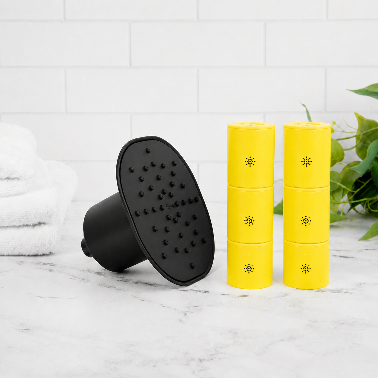 Afina Filtered Shower Head Yearly Bundle (Double)