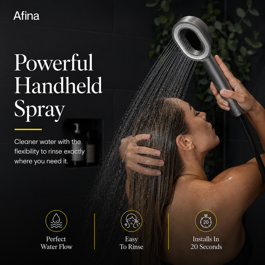 Afina Handheld Filtered Showerhead