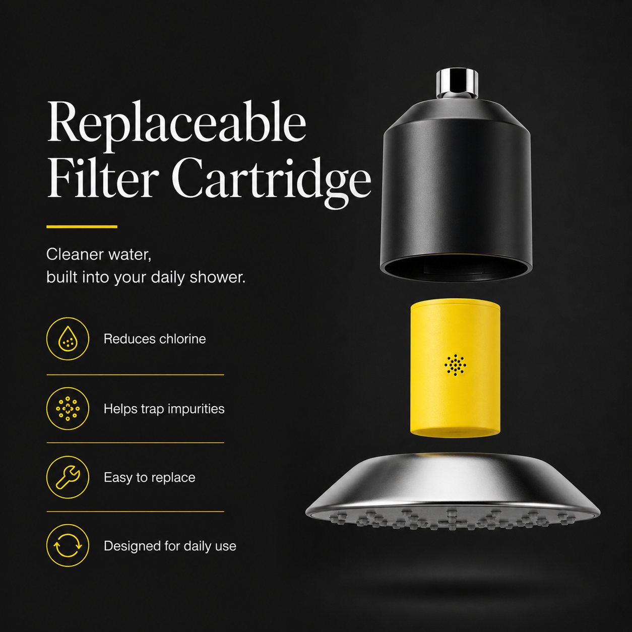Afina Filtered Shower Head