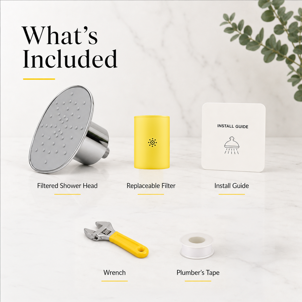 Afina Filtered Shower Head