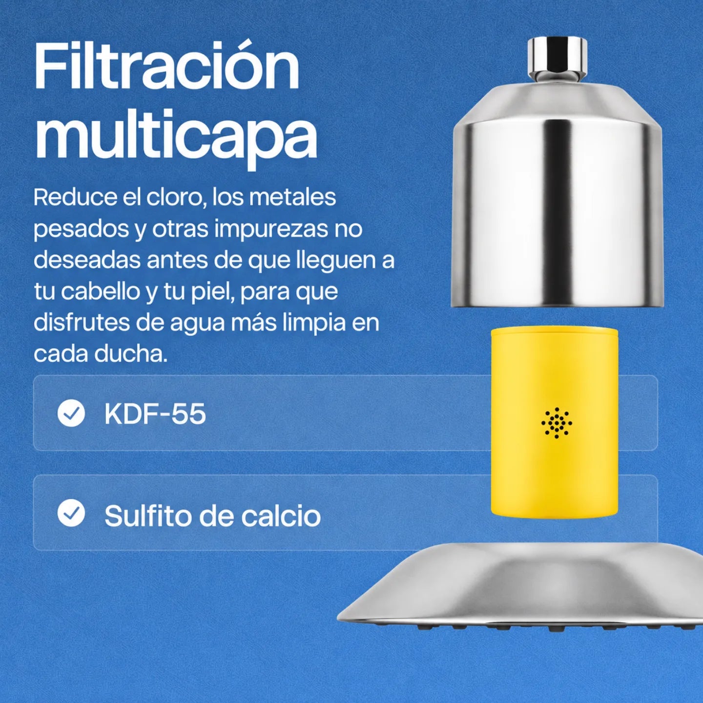Cabezal de ducha con filtro Afina — image 8