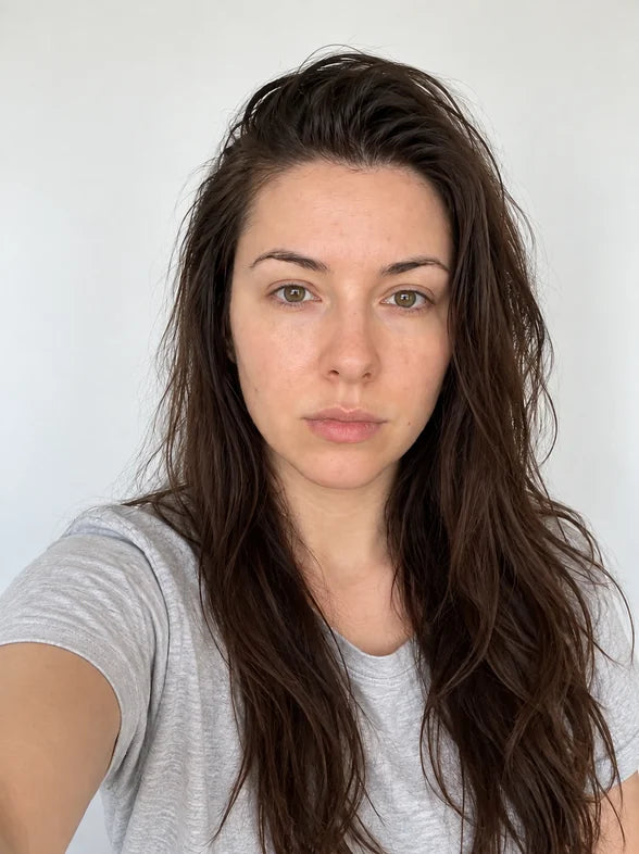 Skin before and after using Afina — after